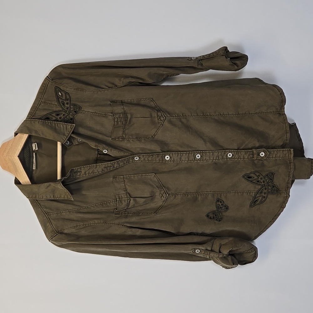 Holding Horses Butterfly Button Down - Size 4